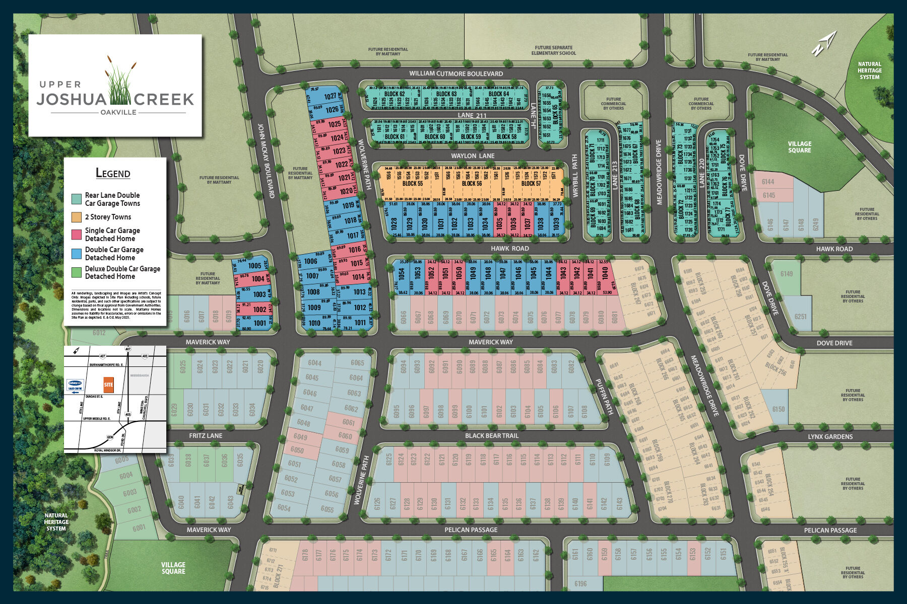 Upper Joshua Creek community site plan